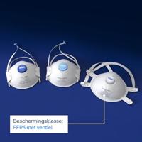 Dräger stofmaskers - doos á 5 stuks - X-plore 1330 - FFP3+Ventiel - thumbnail