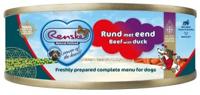 Renske hondenvoer vers rund & eend 95g - thumbnail