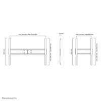 TV houder Neomounts LFD-W1500 60-100" 150 kg - thumbnail
