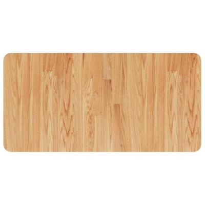 VidaXL Wastafelblad 80x40x1,5cm behandeld massief hout lichtbruin