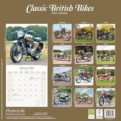 Classic British Bikes Kalender 2026