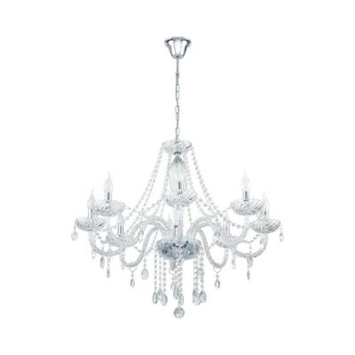 Eglo KroonluchterBasilano 1 82cm 8-lichts grijs - 39101