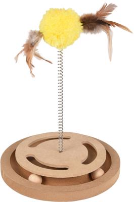 Kattenspeelgoed Kitty Brain Train 20 x 20 x 25 cm Flamingo Hout Kattenspeelgoed Kitty Brain Train 20 x 20 x 25 cm Flamingo Hout