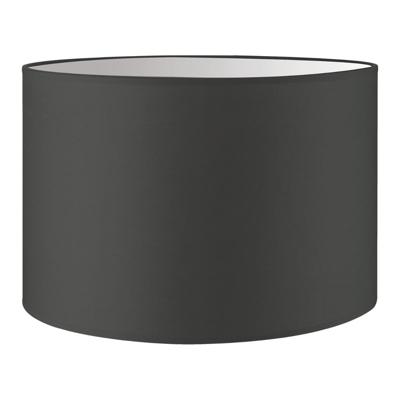 Lampenkap Bling, cilinder, 30/30/20cm, gemaakt van stof, Antraciet, Moderne stoffen Lampenkap voor E27 lamphouder, RoHS getest, voor tafellamp, vloerlamp en hanglamp Lampenkap Bling, cilinder, 30/30/20cm, gemaakt van stof, Antraciet, Moderne stoffen Lampenkap voor E27 lamphouder, RoHS getest, voor tafellamp, vloerlamp en hanglamp
