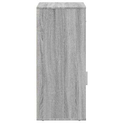 Opbergkast 56,5x39x90 cm bewerkt hout grijs sonoma eikenkleurig - thumbnail