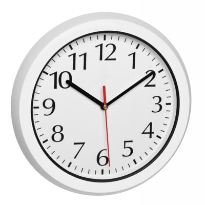 TFA Dostmann 60.3542.02 Zendergestuurd Wandklok 30 cm Wit Geschikt voor vochtige ruimtes, Spatwaterdicht