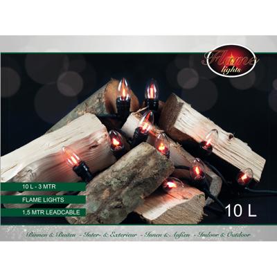 Vlamverlichting 10 lampjes vlameffect CoenBakker - Coenbakker