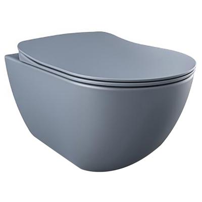 Creavit Hangend Toilet - 35.3x51cm - spoelrandloos - mat basalt FE322-11BM00E-0000 Creavit Hangend Toilet - 35.3x51cm - spoelrandloos - mat basalt FE322-11BM00E-0000