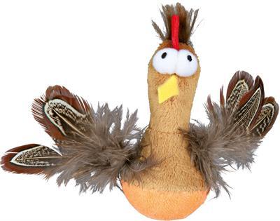 TRIXIE TUIMEL-KIP MET MICROCHIP VEREN PLUCHE MET CATNIP 10 CM 4 ST