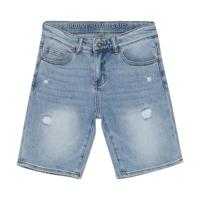 Denim Wide Short Blue Denim Medium Denim - thumbnail
