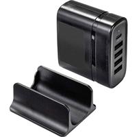 VOLTCRAFT UC-5ACX001 USB-oplader 41.5 W 4x USB-A, 1x USB-C USB PD Zwart Binnen USB Power Delivery (USB-PD) - thumbnail
