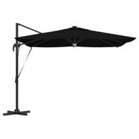Roma Parasol Zwart 286 x 285 x 270 cm Aluminium en Polyester - thumbnail