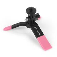 Talius Tal-Tri01 Selfie-statief, Bluetooth, universele stick, zwart, roze, universeel, 5,6 cm, 8 cm - thumbnail