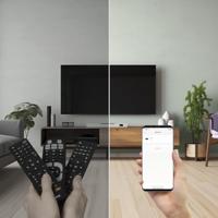 Hama Afstandsbediening, wifi, IR smart home, universeel, airconditioning, tv, lampen, Hama Smart Home-app, USB C, zwart - thumbnail