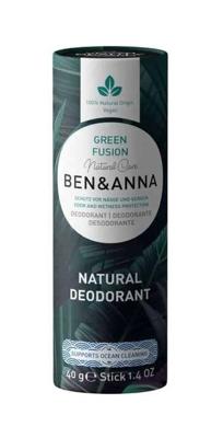 Ben & Anna Deodorant green fusion papertube 40 Gram