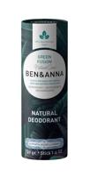 Ben & Anna Deodorant in papiertube - green fusion - 40 gram - thumbnail