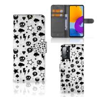 Telefoonhoesje met Naam Samsung Galaxy M52 Silver Punk - thumbnail