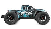 Amewi Hyper Go MTX10 Blauw Brushless 1:10 RC auto Elektro Monstertruck RTR 2,4 GHz - thumbnail