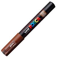Uni-Posca Posca marker, afm pc-1m, lijndikte 0,7 mm, extra-fijn, bruin, 1 stuk - thumbnail