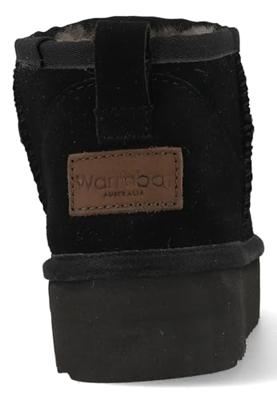 Warmbat Pantoffels Durack Plateau DRC371099 Zwart-40 maat 40