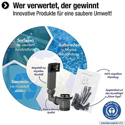 Cornat Sifon + Overloop Spoelbak 6/4 (405) - T353404R Cornat Sifon + Overloop Spoelbak 6/4 (405) - T353404R