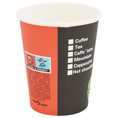 VidaXL Wegwerp koffiebekers papier 240 ml (8 oz) 1000 st VidaXL Wegwerp koffiebekers papier 240 ml (8 oz) 1000 st