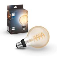 Philips Hue Hue LED-lamp 871951430148100 Energielabel: G (A - G) Hue White Ambiance Einzelpack Globe G93 Filament 300lm E27 7 W Warmwit tot koudwit - thumbnail