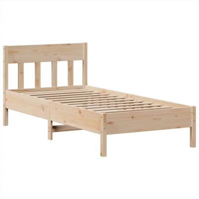 Bedframe zonder matras massief grenenhout 140x200 cm