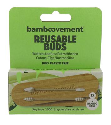 Bamboovement Herbruikbare Wattenstaafjes Bamboovement Herbruikbare Wattenstaafjes