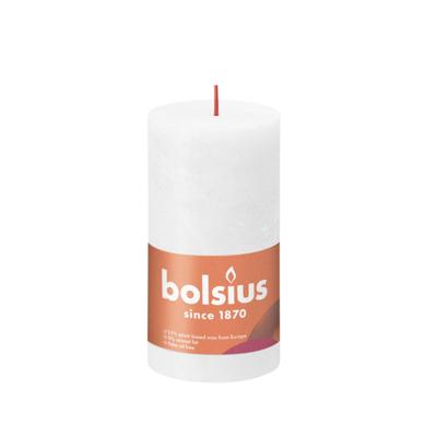 Bolsius rustiek stompkaars 130/68 wit Bolsius rustiek stompkaars 130/68 wit