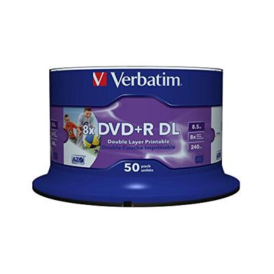 Verbatim 43703 DVD+R DL disc 8.5 GB 50 stuk(s) Spindel Bedrukbaar