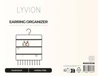 LYVION Oorbellenrekje met hanger - Zwart - thumbnail