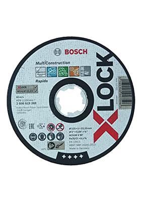 Bosch Accessories Bosch Power Tools 2608619269 Doorslijpschijf recht 125 mm 1 stuk(s)