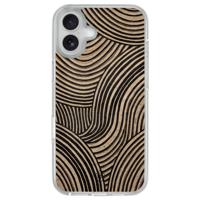 iPhone 16 hybride hoesje - Ebony waves - thumbnail