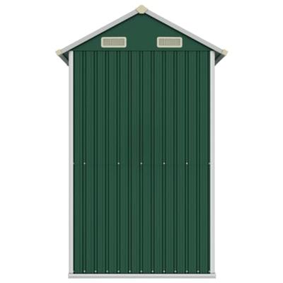 Tuinschuur 192x152,5x237 cm gegalvaniseerd staal groen