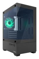 ATX Semi-toren BehuizingCoolBox COO-CHA-GM200B-0 Zwart Groen - thumbnail