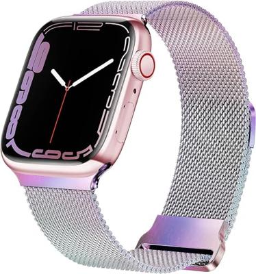 Milanese band - Multicolor - Extra sterke magneet - Geschikt voor Apple Watch 38mm / 40mm / 41mm / 42mm