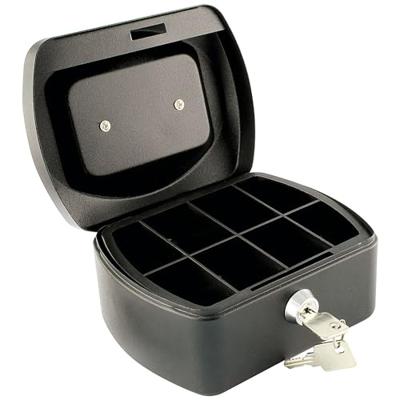 Q-CONNECT geldkoffer, 155 x 120 x 75 mm, zwart