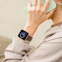 XCOAST Ive XW Fit Smartwatch 44 mm Taupe - thumbnail