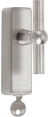 Formani TIMELESS 1910T-DKLOCK draaikiepgarnituur-O afsluitbaar - mat nikkel