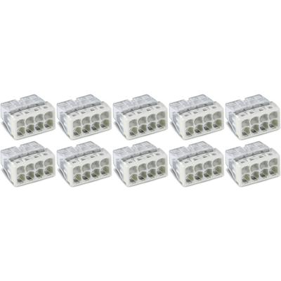 WAGO Lasklem 8-polig Wit 0.5-2.5mm² - 10 Stuks - KEMA Keurmerk