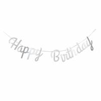 Happy Birthday slinger (Zilver) - thumbnail