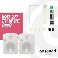 Artsound ASW55.2T Passieve Waterdichte Luidspreker - Wit (Paar) - thumbnail