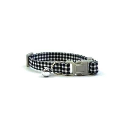 Happy Pet tabby patch halsband kat ruit zwart