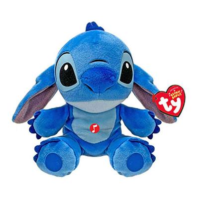 TY Beanie Babies Disney Knuffel Stitch 15 cm + Geluid