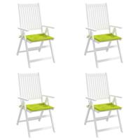 VidaXL Tuinstoelkussens 4 st 40x40x4 cm oxford stof felgroen - thumbnail