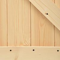 Deur 80x210 cm massief grenenhout - thumbnail