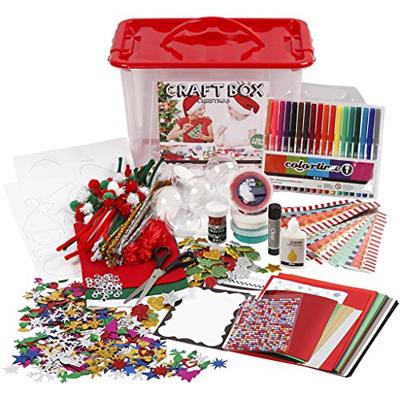Creativ Company Hobbybox rood met creatieve materialen