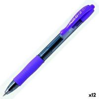 Gelpen Pilot G-2 Paars 0,7 mm (12 Stuks) - thumbnail