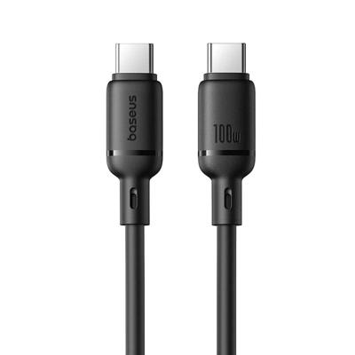 Kabel USB-C naar USB-C Baseus P10377704113-00 Zwart 1 m Kabel USB-C naar USB-C Baseus P10377704113-00 Zwart 1 m